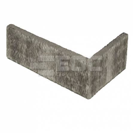 Угловая клинкерная фасадная плитка Manus kyra carbon 240/115х71х14