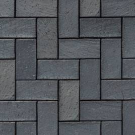Тротуарная клинкерная брусчатка ABC Berlin blau-anthrazit 200x100x45