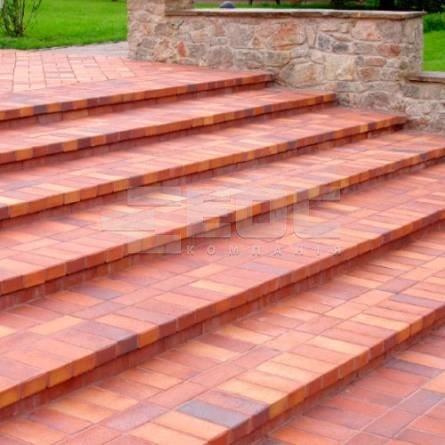 Тротуарная клинкерная брусчатка ABC Herbstlaub-geflammt 200x100x52