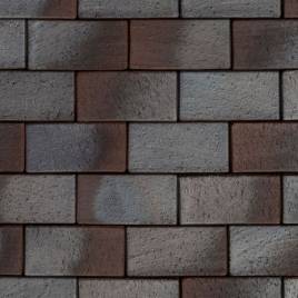 Тротуарная клинкерная брусчатка ABC Lubeck braun-blaugeflammt 200x100x45