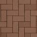 Тротуарна клінкерна бруківка ABC Schwarz-braun 200x100x45