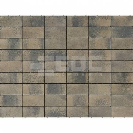 Тротуарная плитка Кирпич стандартный без фаски 200х100х60 Порта
