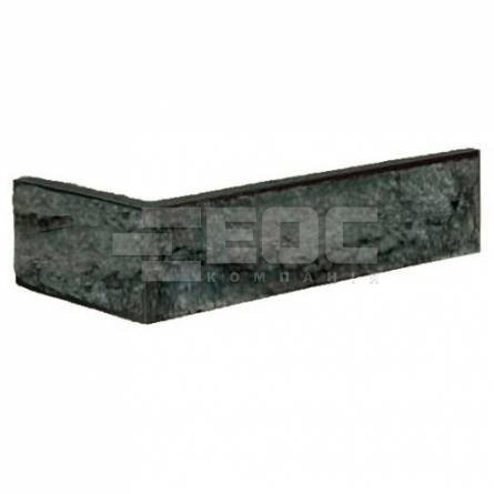 Угловая фасадная плитка Графит L 13 250/120х50х20 Good Brick