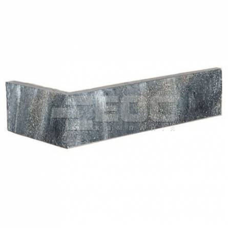 Угловая фасадная плитка Серебро L 07 250/120х50х20 Good Brick