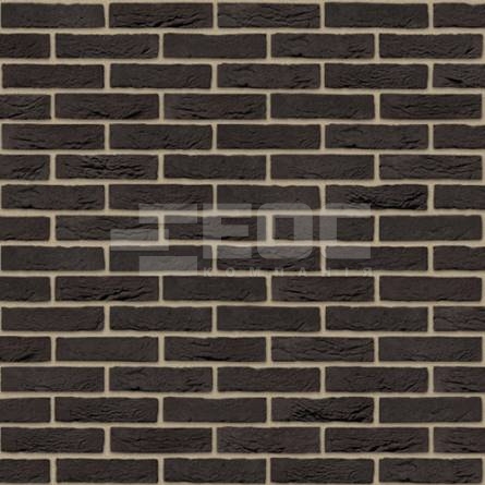 Vandersanden фасадная плитка ручной формовки 1 Zwart Mangaan М50 190x20x50
