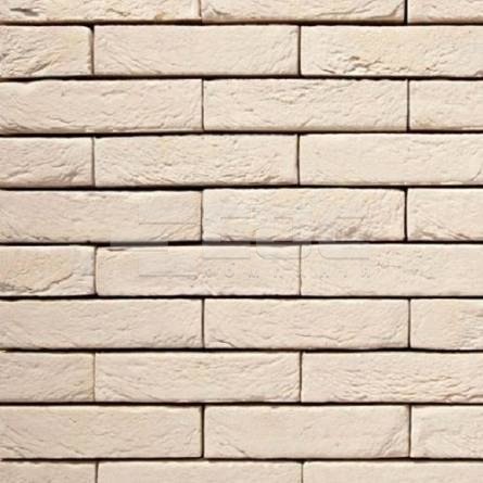 Фасадная плитка ручной формовки 38 Creme DF 210x20x65