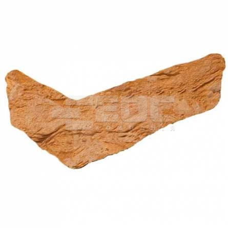 Кутова плитка ручного формування 37 Cognac WF 210/100х50х20
