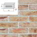 Екатеринославский кирпич ручной формовки Обожженная роза №24 NF 250x120x65 