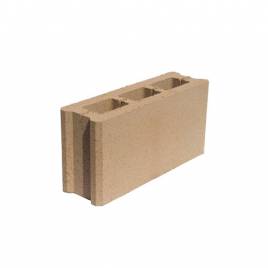 Парканний блок Бежевий 390х190х120