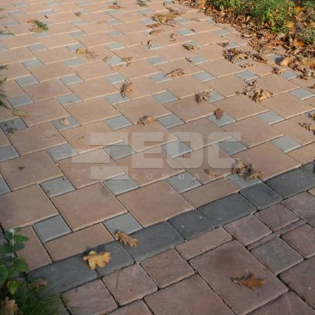 Тротуарна плитка Квадрат Малий 100х100х60 Сірий