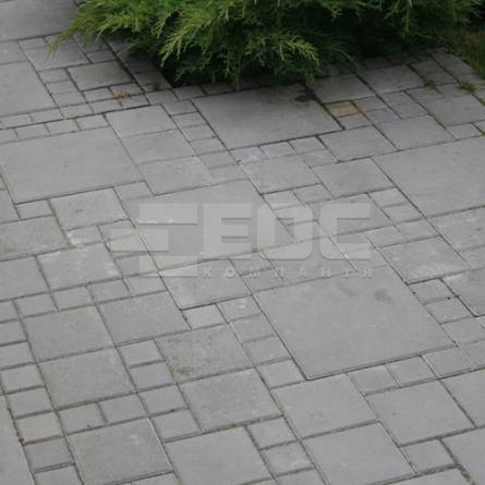 Тротуарна плитка Квадрат Малий 100х100х60 Сірий