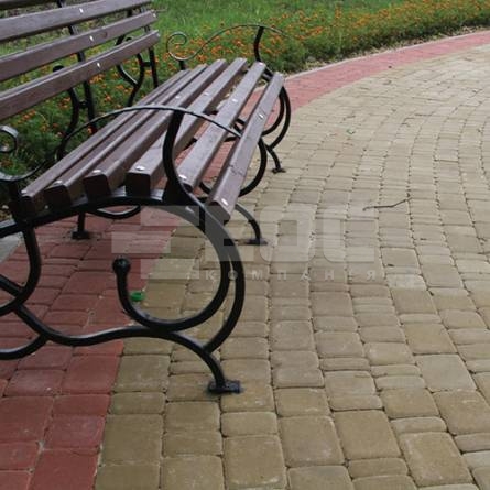 Тротуарна плитка Старе місто 40мм Гірчична