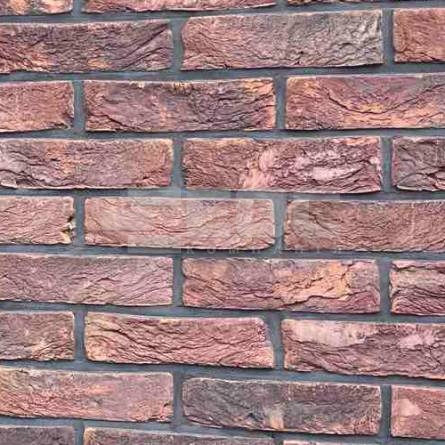 Екатеринославская фасадная плитка ручной формовки Гранат NF 250x65х20