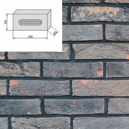 Катеринославська цегла ручного формування Графітова NF 250x120x65