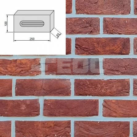 Екатеринославский кирпич ручной формовки Сливовый NF 250x120x65 