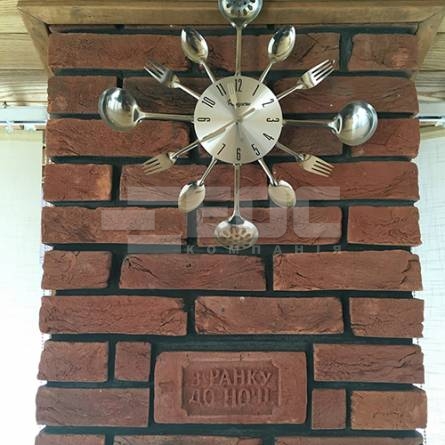 Екатеринославский кирпич ручной формовки Вишневый NF 250x120x65 