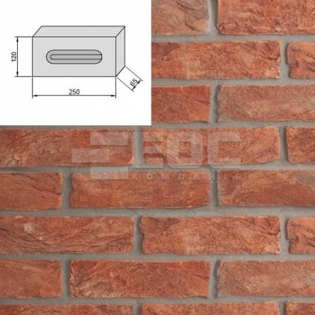Екатеринославский кирпич ручной формовки Вишневый NF 250x120x65 