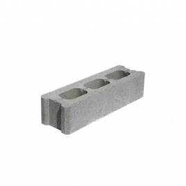 Парканний блок Чорний 390х88х120