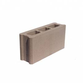 Парканний блок Коричневий 390х190х120