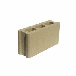 Заборный блок Оливковый 390х190х120